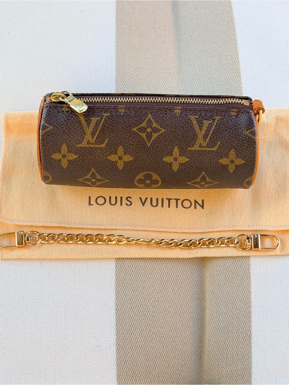 Louis Vuitton Baby Papillon 15 canvas and patina on Vachetta beautiful READ LIST